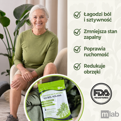 Zdrowe kolana - Naturalne plastry łagodzące ból kolan